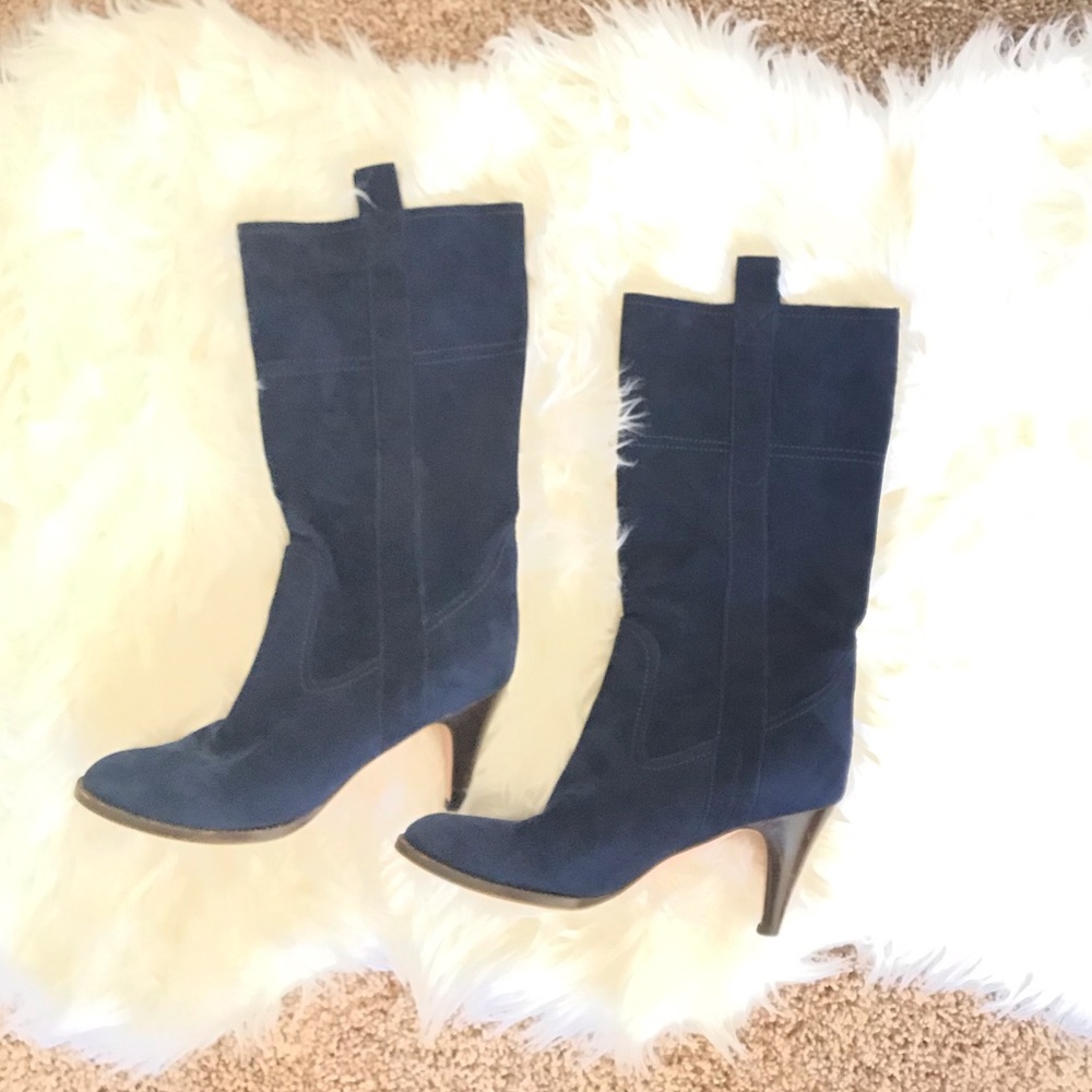 L’Autre Chose Leather Suede Boots